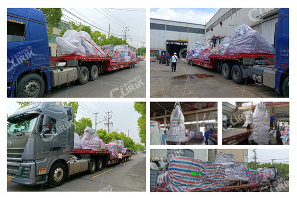 山東老客戶訂購(gòu)YGM系列雷蒙磨粉機(jī)發(fā)貨現(xiàn)場(chǎng)